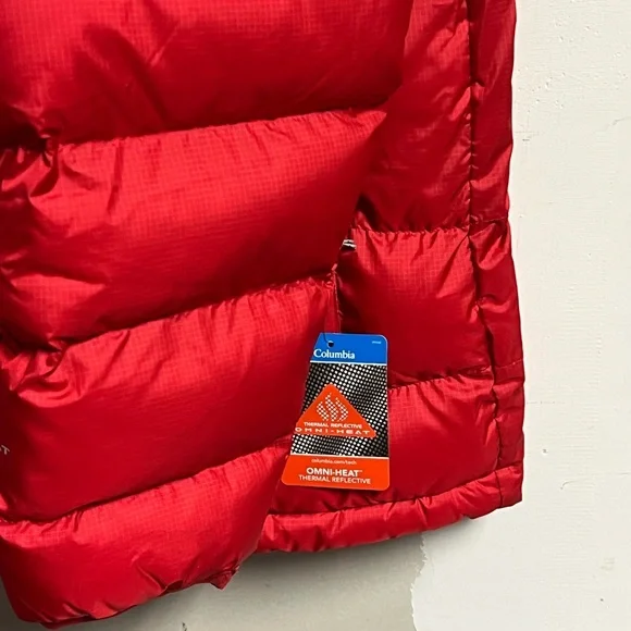 Columbia MENS XXL omni heat red puffer jacket NWT - Picture 7 of 7